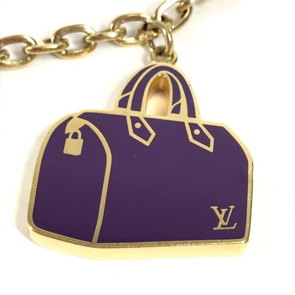 LOUIS VUITTON Chain Iconic Bag Charm Key Holder - Picture 11 of 13